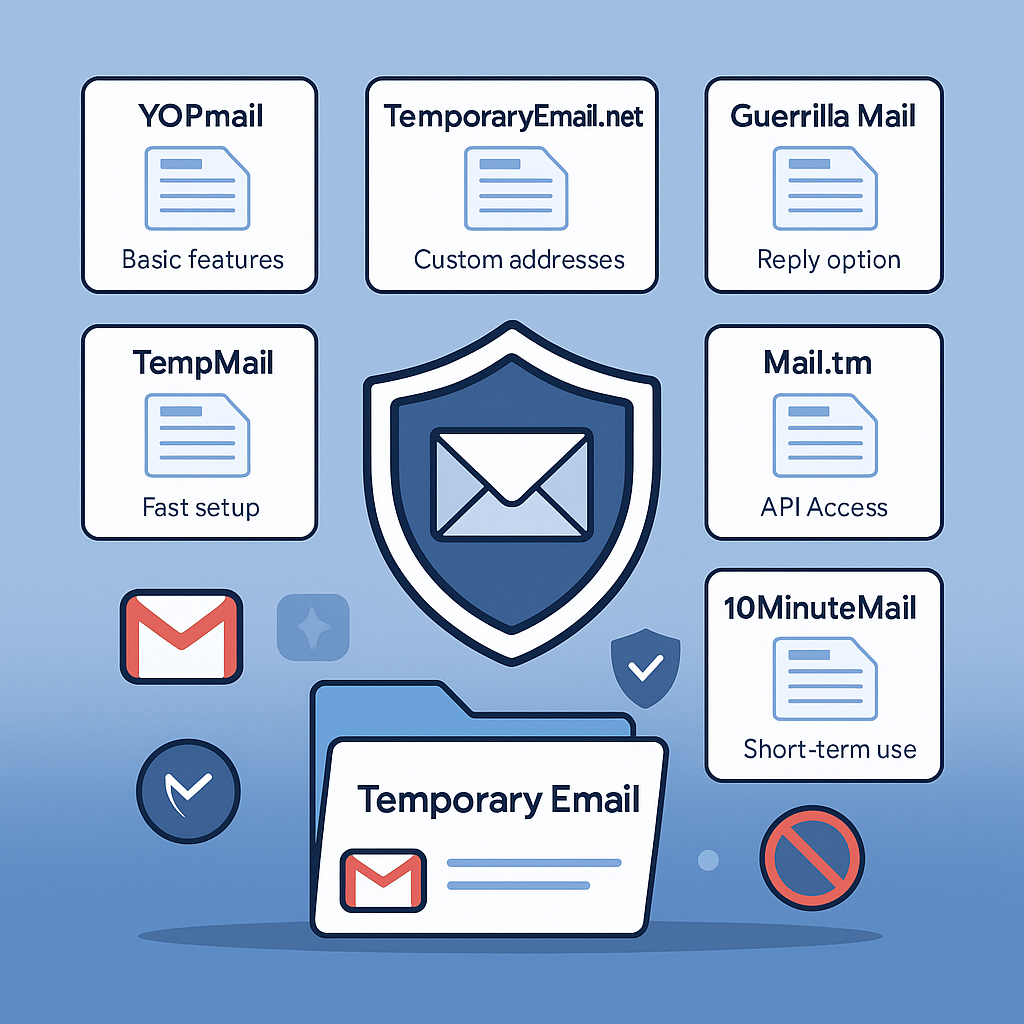 Top Free Temporary Email Alternatives to YOPmail in 2025