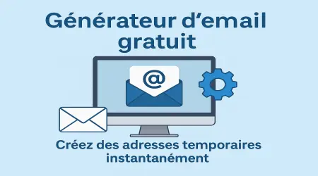 Générateur d’email gratuit – Créez des adresses temporaires instantanément